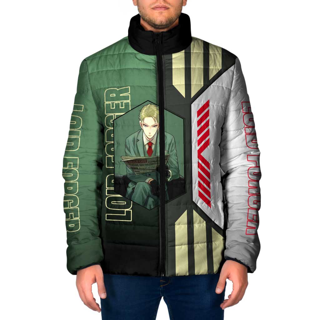 Loid Forger from Spy x Family Padded Jacket with Cool Posing and Character Design - The Mazicc