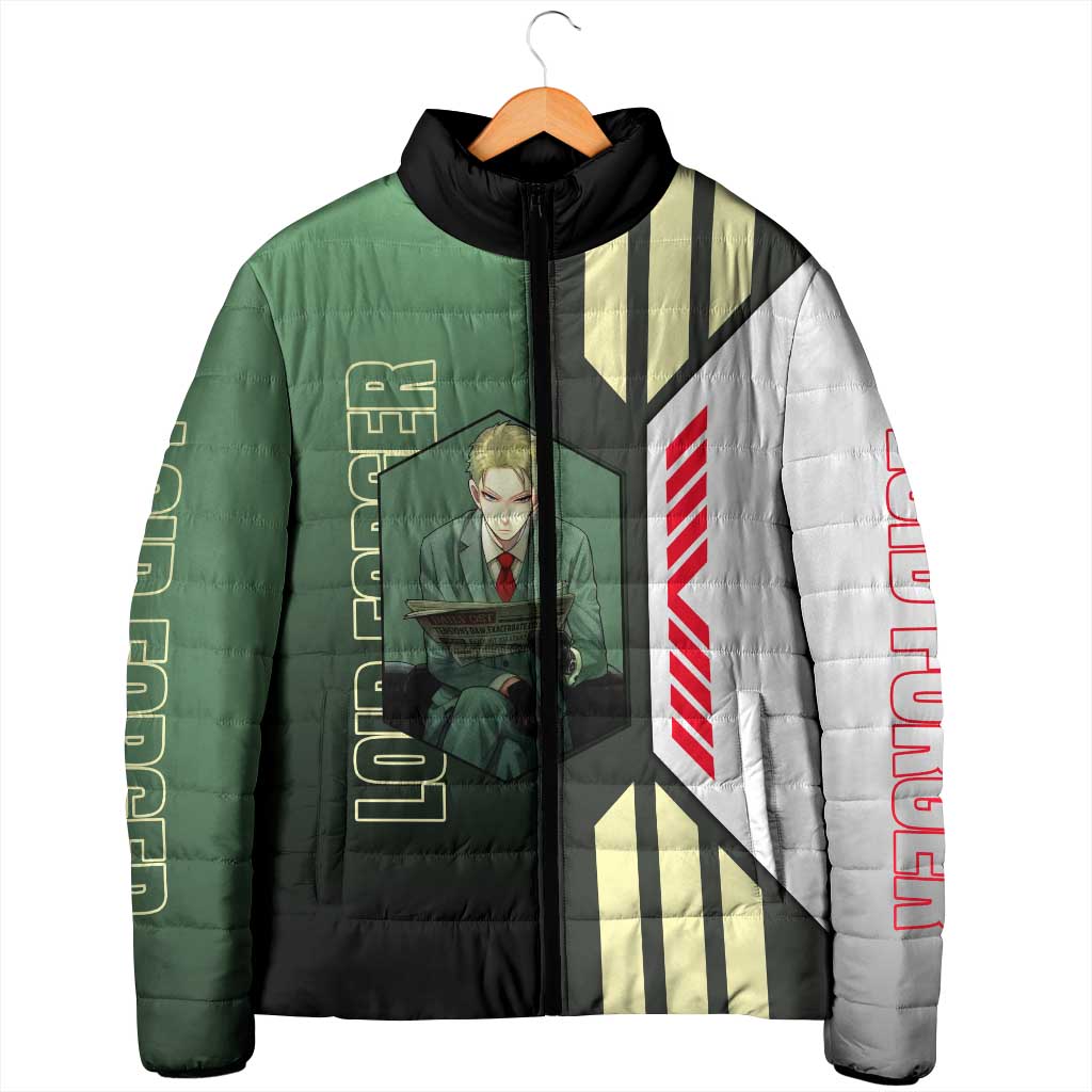 Loid Forger from Spy x Family Padded Jacket with Cool Posing and Character Design - The Mazicc