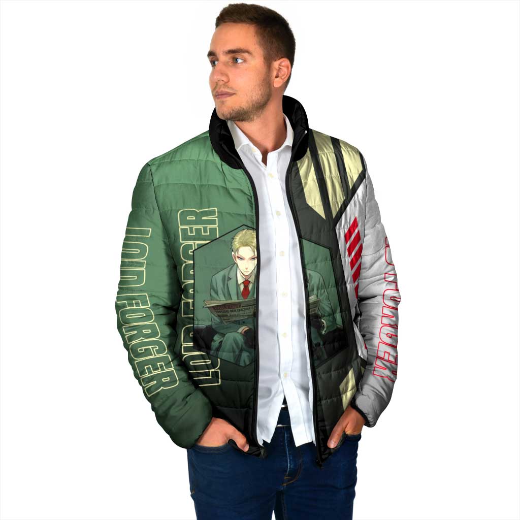Loid Forger from Spy x Family Padded Jacket with Cool Posing and Character Design - The Mazicc