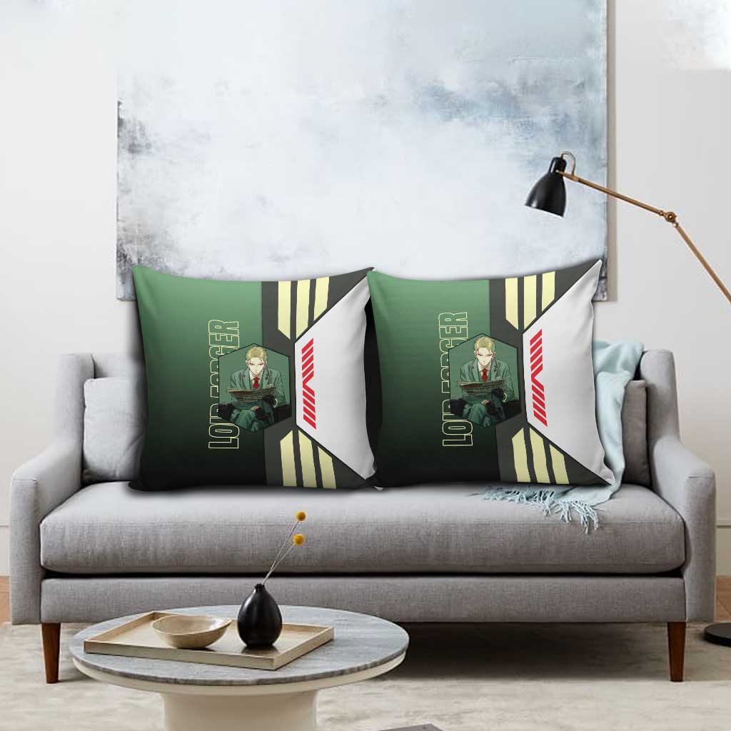 Loid Forger from Spy x Family Pillow Cover with Cool Posing and Character Design - The Mazicc