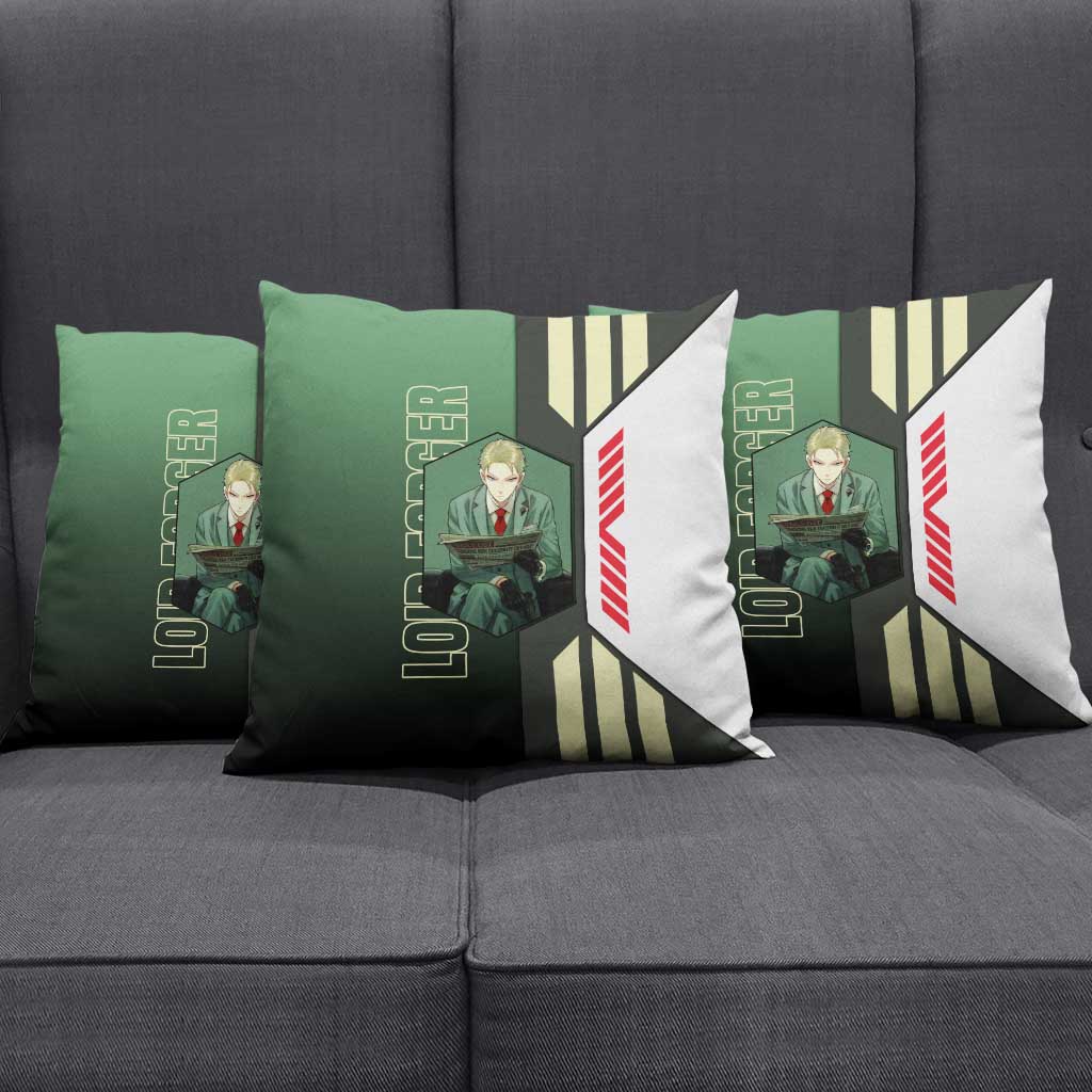 Loid Forger from Spy x Family Pillow Cover with Cool Posing and Character Design - The Mazicc