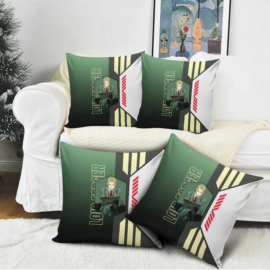 Loid Forger from Spy x Family Pillow Cover with Cool Posing and Character Design - The Mazicc