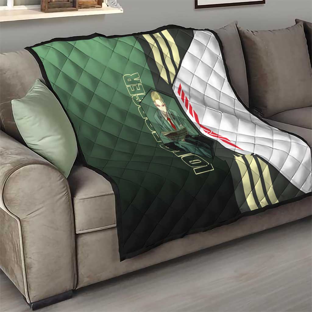 Loid Forger from Spy x Family Quilt with Cool Posing and Character Design - The Mazicc