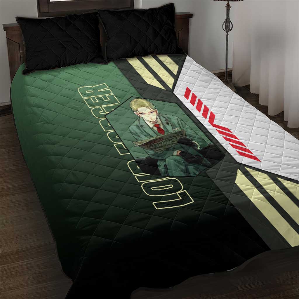 Loid Forger from Spy x Family Quilt Bed Set with Cool Posing and Character Design - The Mazicc