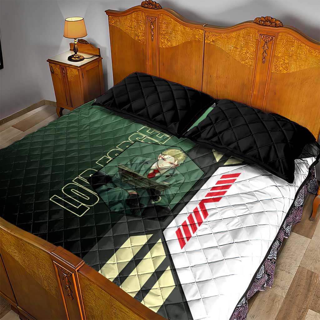 Loid Forger from Spy x Family Quilt Bed Set with Cool Posing and Character Design - The Mazicc