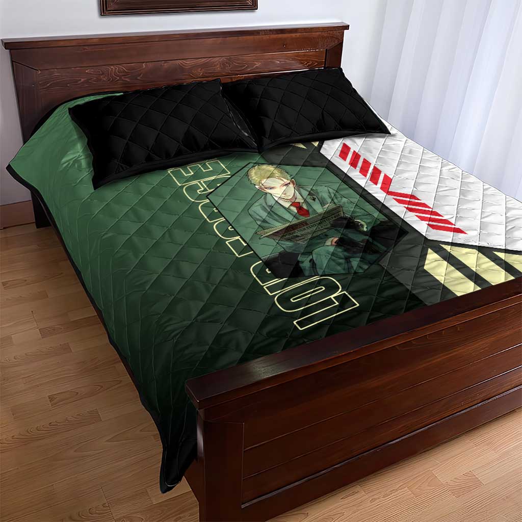 Loid Forger from Spy x Family Quilt Bed Set with Cool Posing and Character Design - The Mazicc