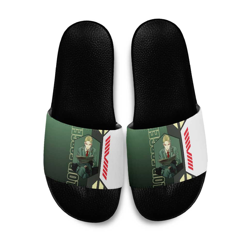 Loid Forger from Spy x Family Slide Sandals with Cool Posing and Character Design - The Mazicc