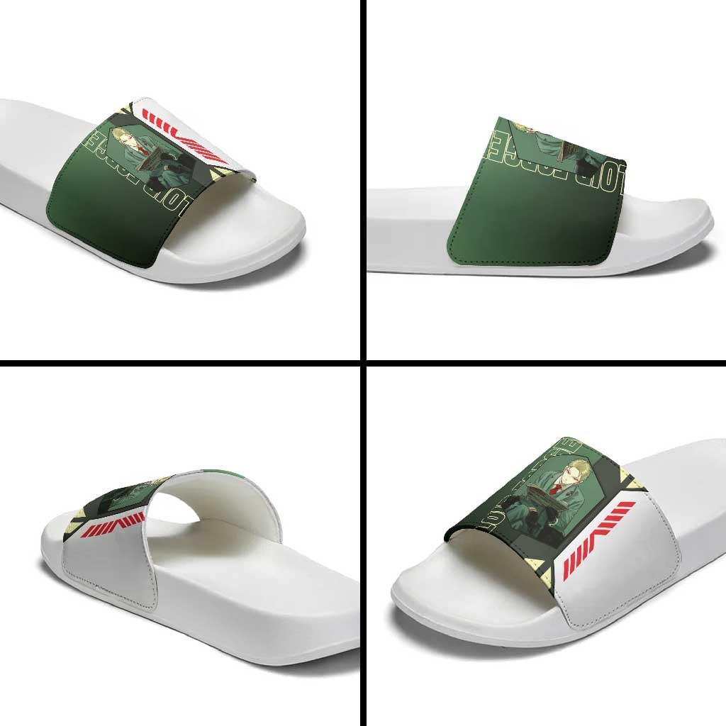 Loid Forger from Spy x Family Slide Sandals with Cool Posing and Character Design - The Mazicc