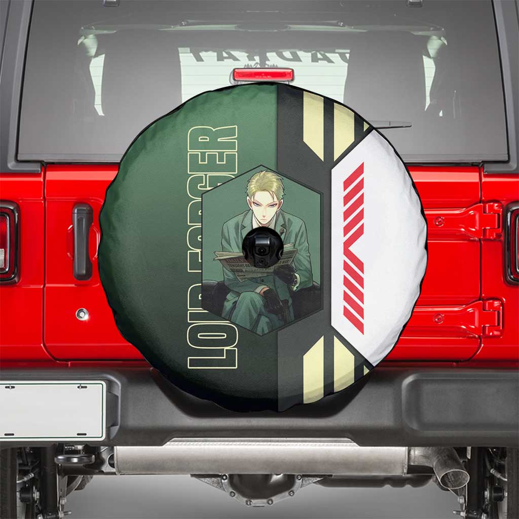 Loid Forger from Spy x Family Spare Tire Cover with Cool Posing and Character Design - The Mazicc