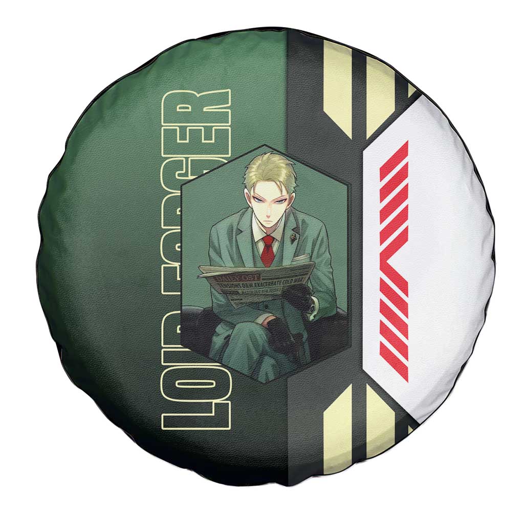 Loid Forger from Spy x Family Spare Tire Cover with Cool Posing and Character Design - The Mazicc