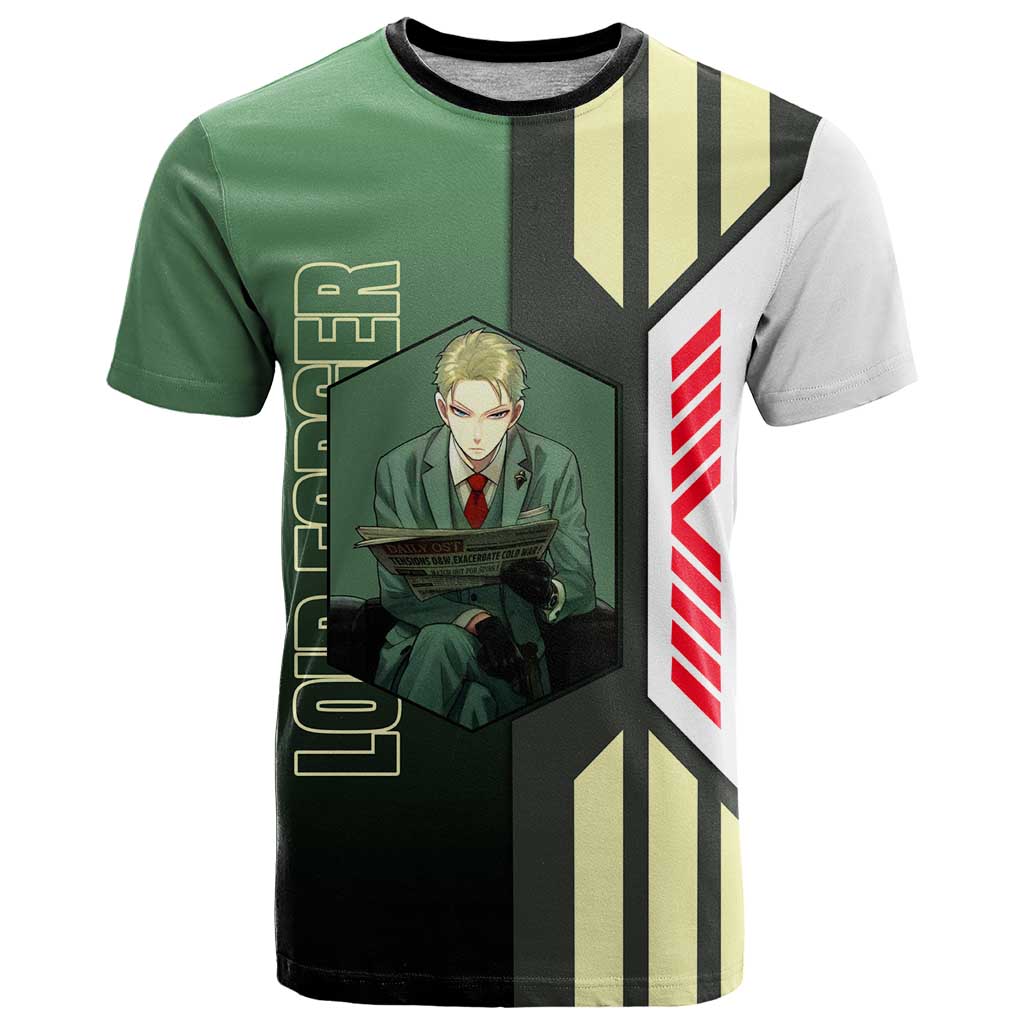 Loid Forger from Spy x Family T Shirt with Cool Posing and Character Design - The Mazicc