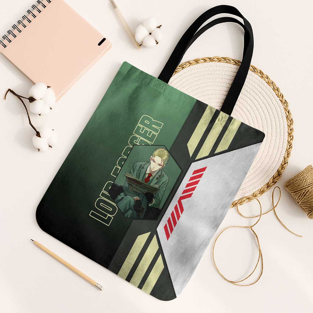 Loid Forger from Spy x Family Tote Bag with Cool Posing and Character Design - The Mazicc