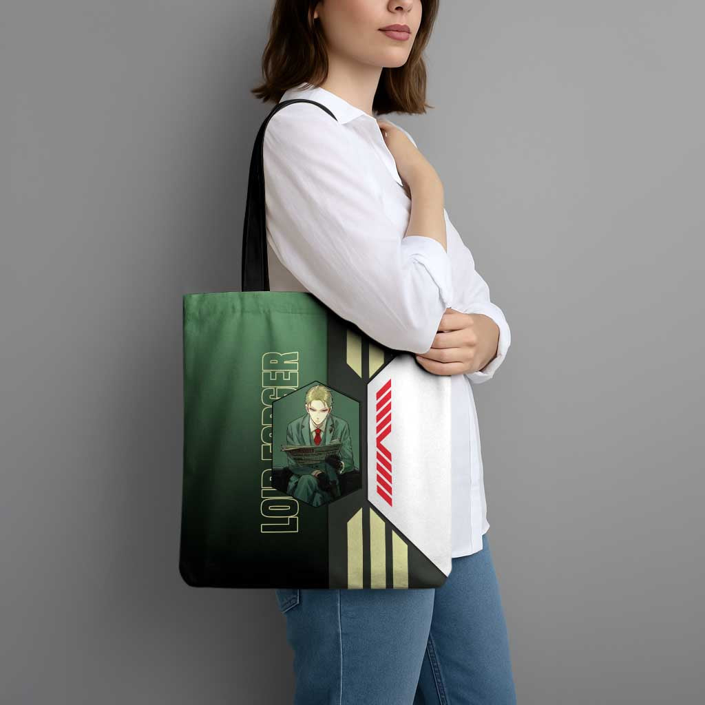 Loid Forger from Spy x Family Tote Bag with Cool Posing and Character Design - The Mazicc