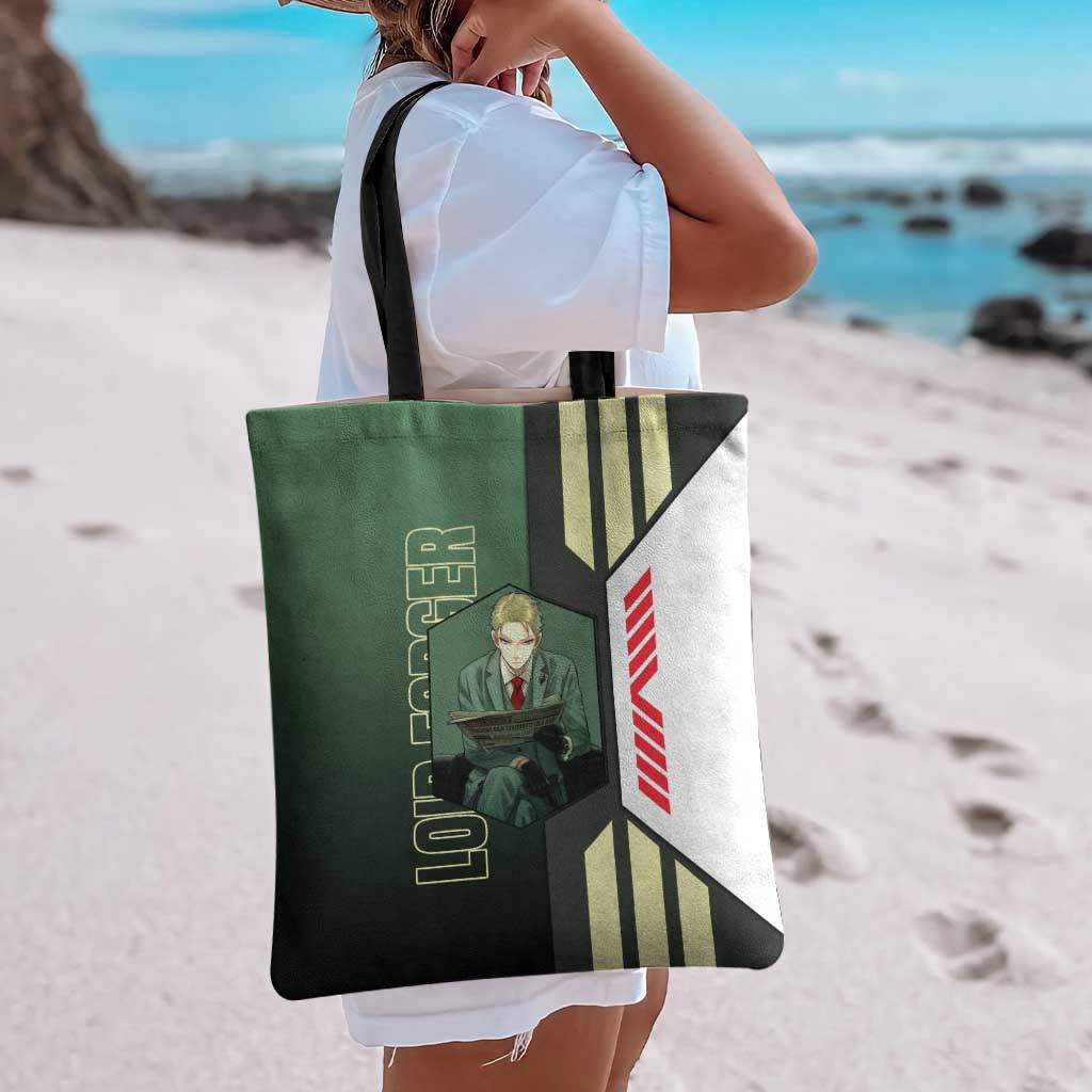 Loid Forger from Spy x Family Tote Bag with Cool Posing and Character Design - The Mazicc