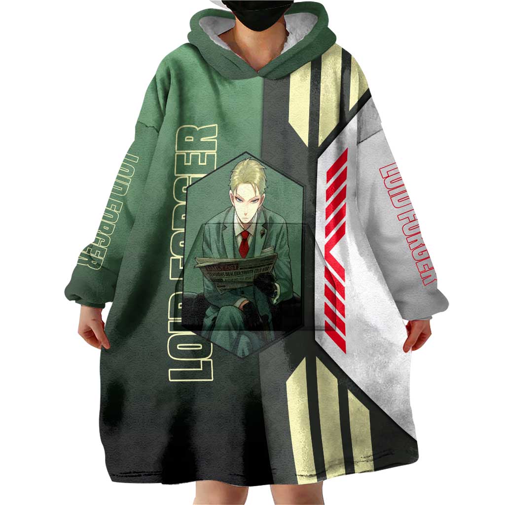 Loid Forger from Spy x Family Wearable Blanket Hoodie with Cool Posing and Character Design - The Mazicc