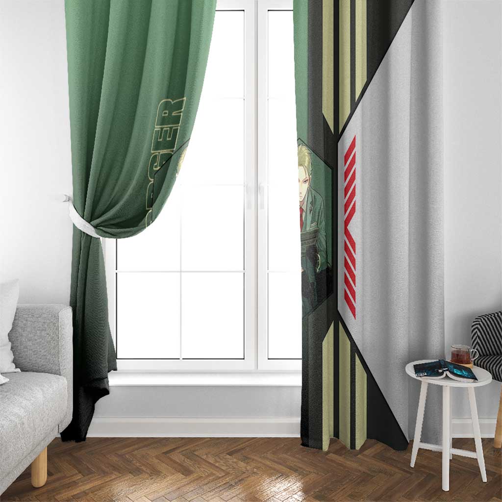 Loid Forger from Spy x Family Window Curtain with Cool Posing and Character Design - The Mazicc