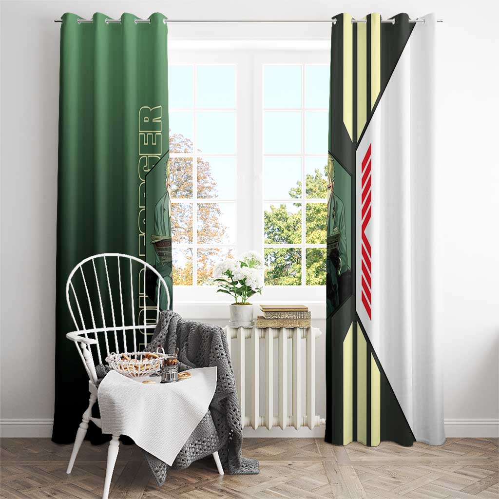Loid Forger from Spy x Family Window Curtain with Cool Posing and Character Design - The Mazicc