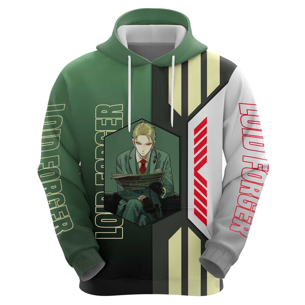 Loid Forger from Spy x Family Zip Hoodie with Cool Posing and Character Design - The Mazicc