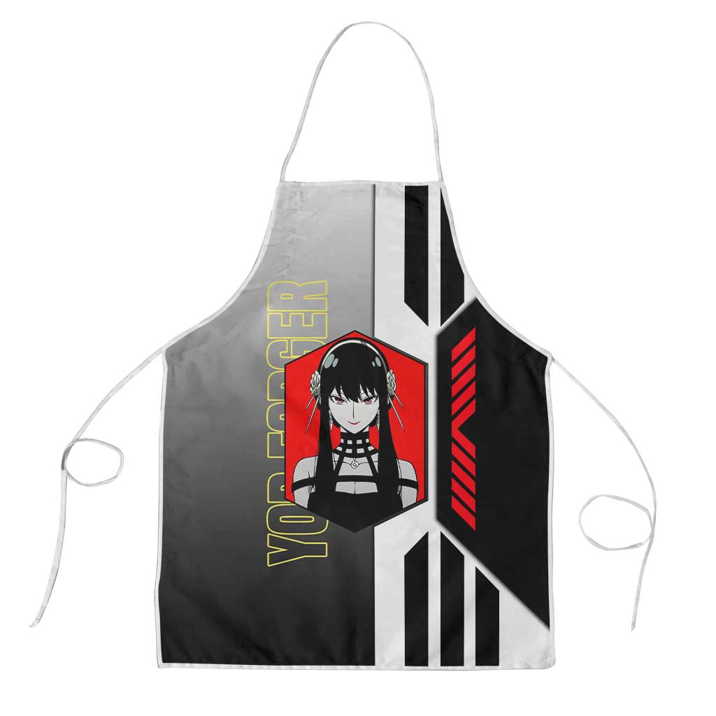 Yor Forger from Spy x Family Apron with Cool Posing and Character Design - The Mazicc