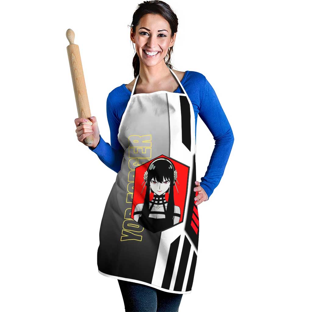 Yor Forger from Spy x Family Apron with Cool Posing and Character Design - The Mazicc