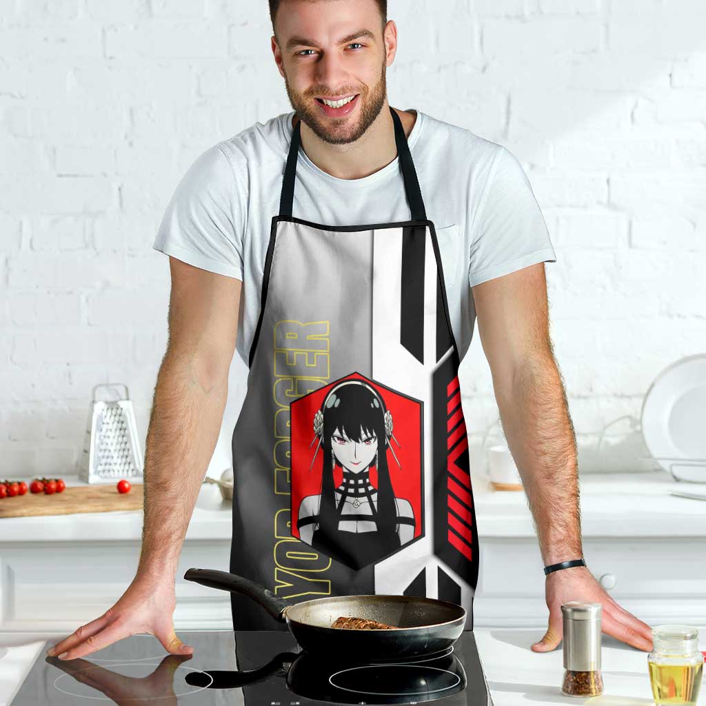 Yor Forger from Spy x Family Apron with Cool Posing and Character Design - The Mazicc