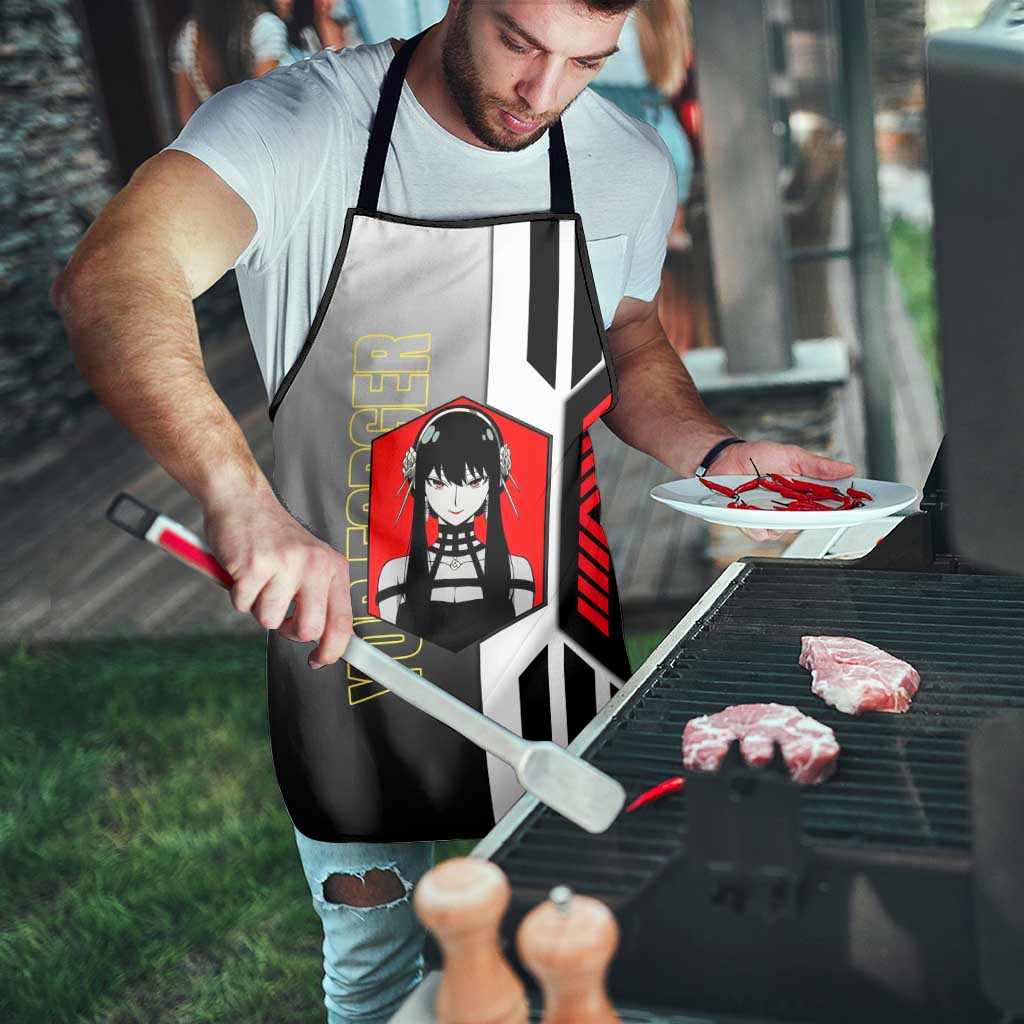 Yor Forger from Spy x Family Apron with Cool Posing and Character Design - The Mazicc