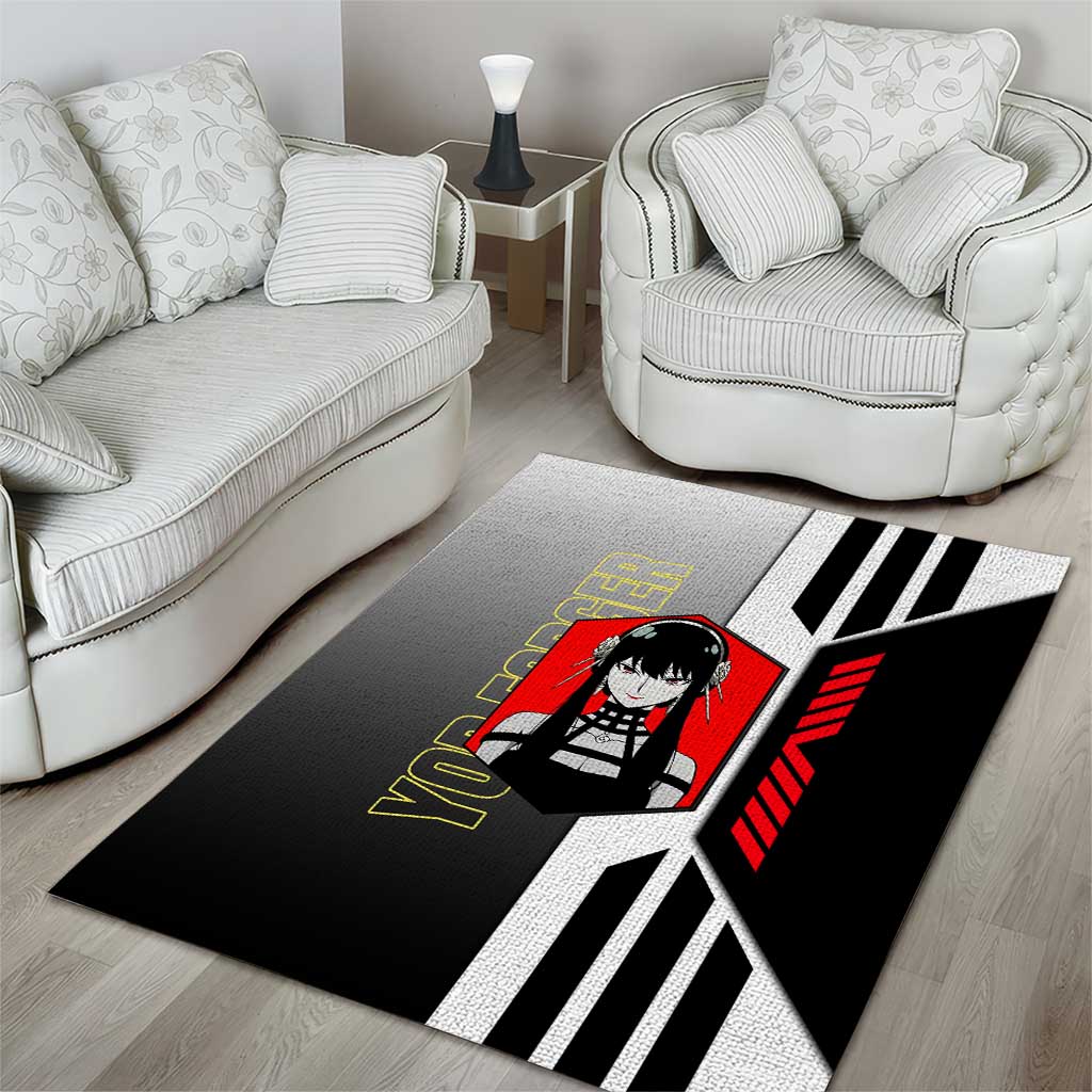 Yor Forger from Spy x Family Area Rug with Cool Posing and Character Design - The Mazicc