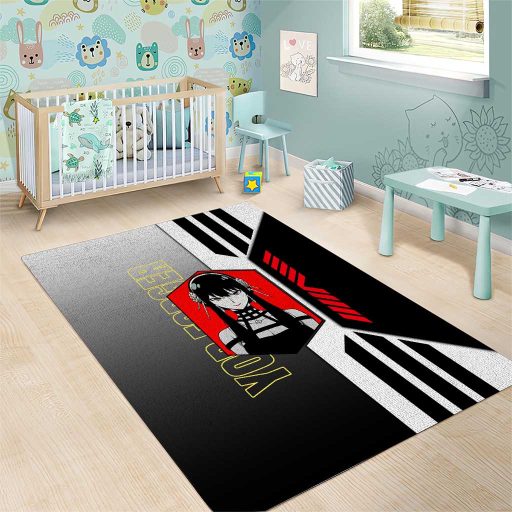 Yor Forger from Spy x Family Area Rug with Cool Posing and Character Design - The Mazicc
