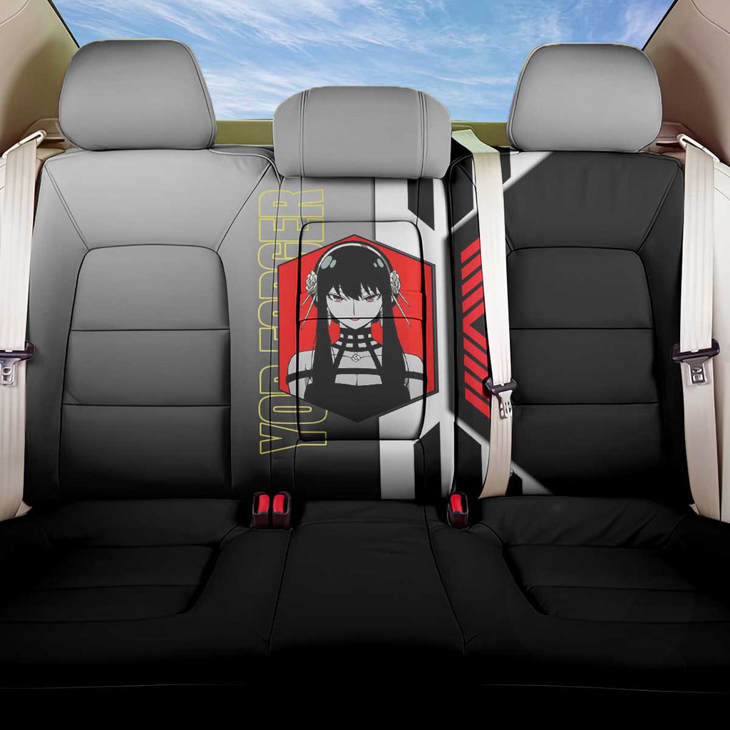 Yor Forger from Spy x Family Back Car Seat Cover with Cool Posing and Character Design - The Mazicc