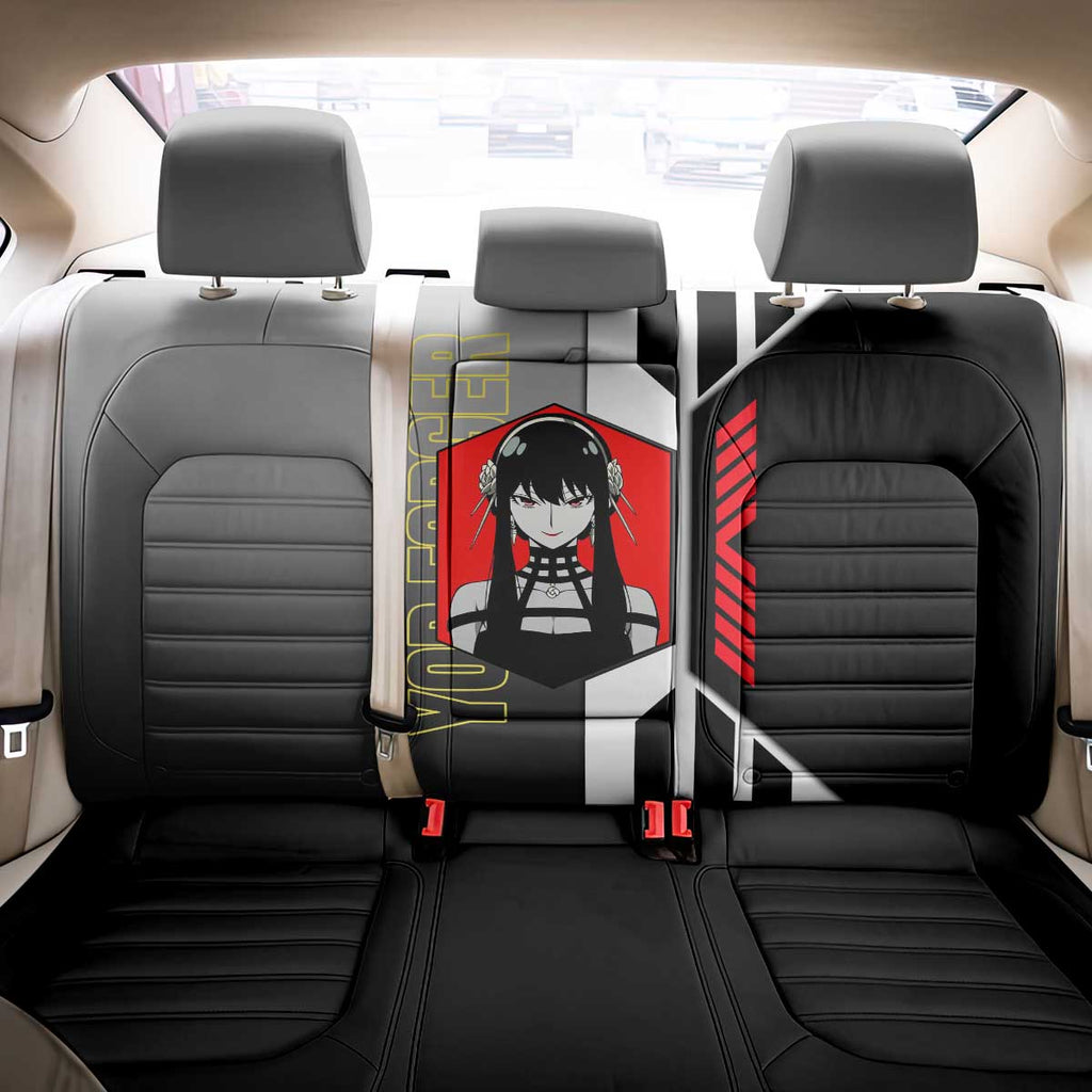 Yor Forger from Spy x Family Back Car Seat Cover with Cool Posing and Character Design - The Mazicc