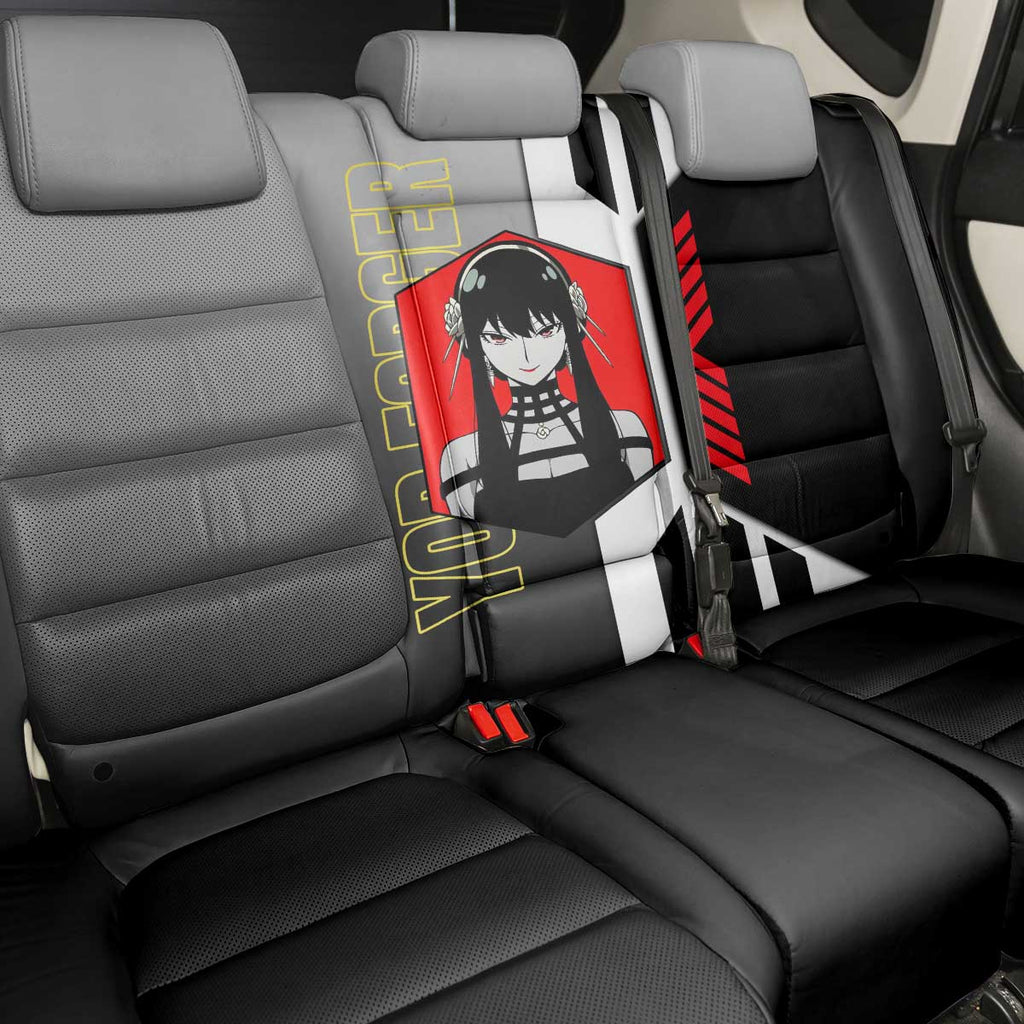 Yor Forger from Spy x Family Back Car Seat Cover with Cool Posing and Character Design - The Mazicc