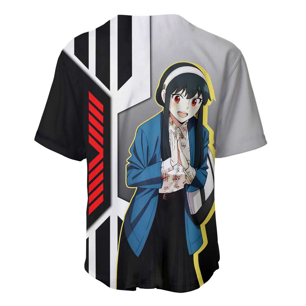 Yor Forger from Spy x Family Baseball Jersey with Cool Posing and Character Design - The Mazicc