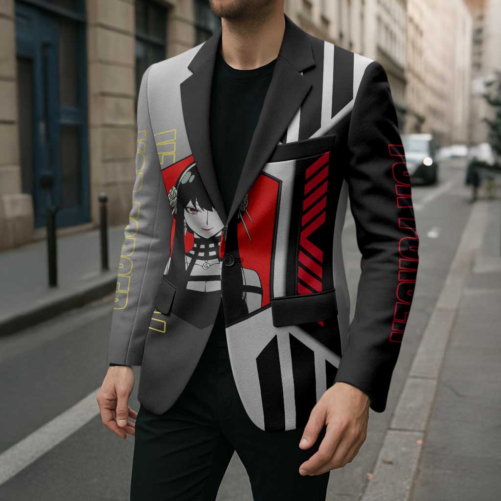 Yor Forger from Spy x Family Blazer with Cool Posing and Character Design - The Mazicc