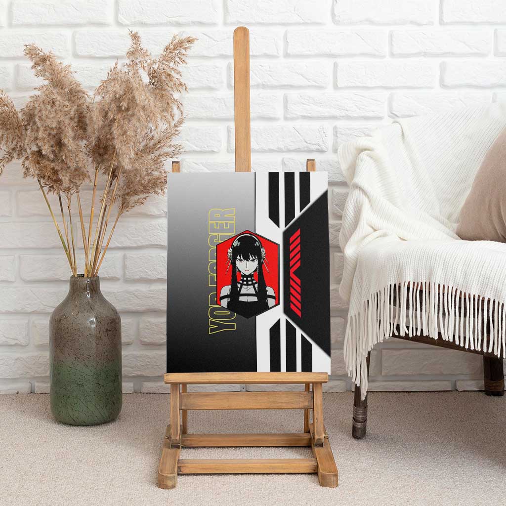Yor Forger from Spy x Family Canvas Wall Art with Cool Posing and Character Design - The Mazicc