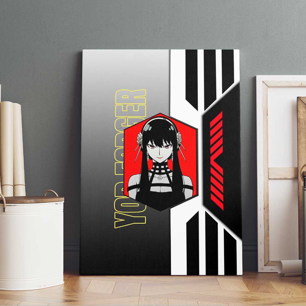 Yor Forger from Spy x Family Canvas Wall Art with Cool Posing and Character Design - The Mazicc