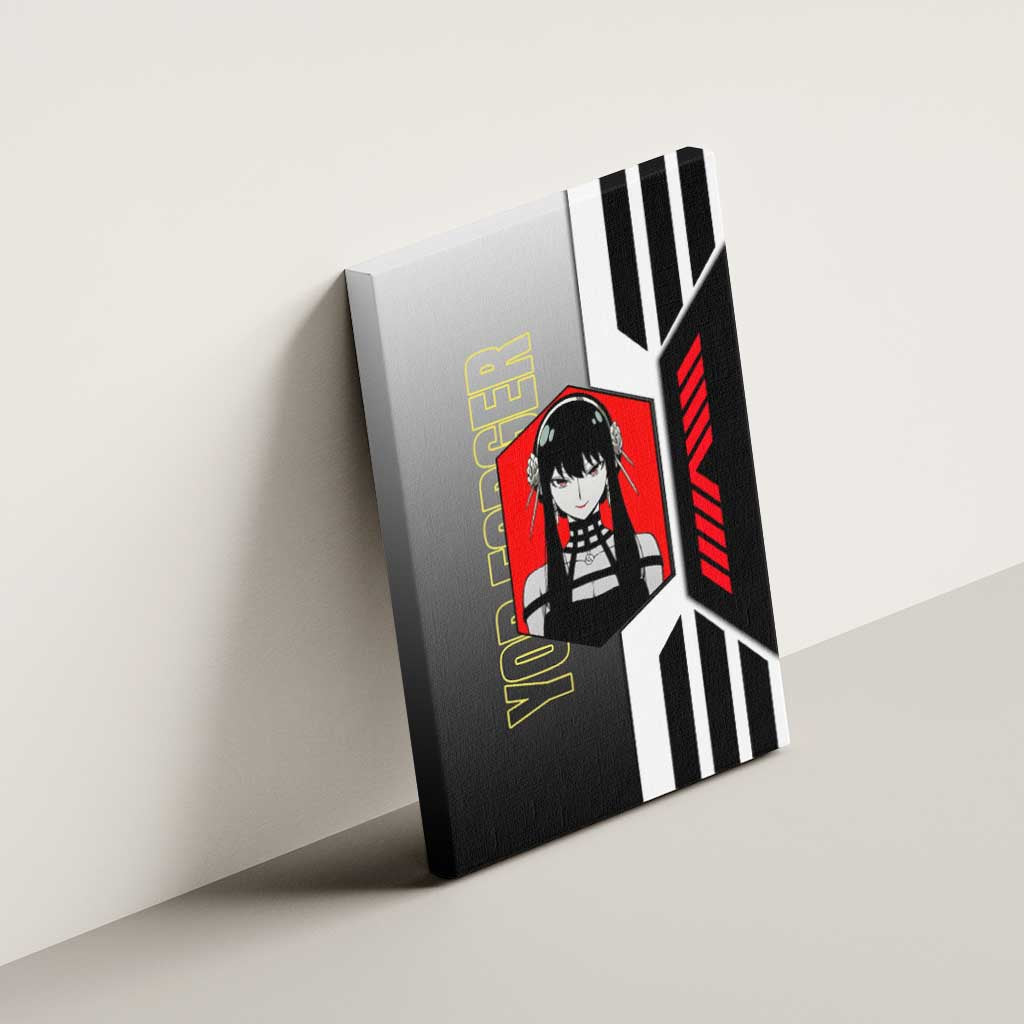 Yor Forger from Spy x Family Canvas Wall Art with Cool Posing and Character Design - The Mazicc