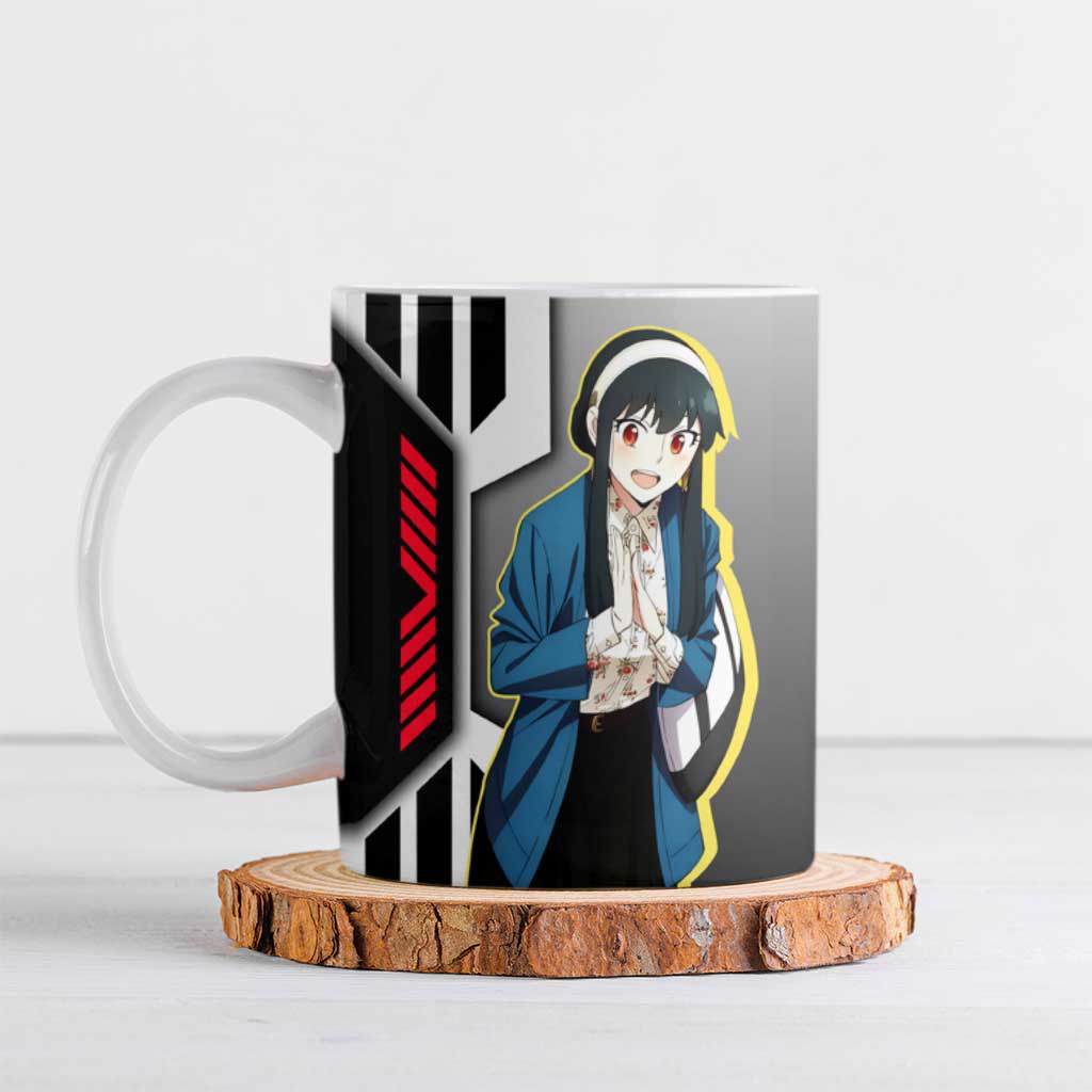 Yor Forger from Spy x Family Ceramic Mug with Cool Posing and Character Design - The Mazicc
