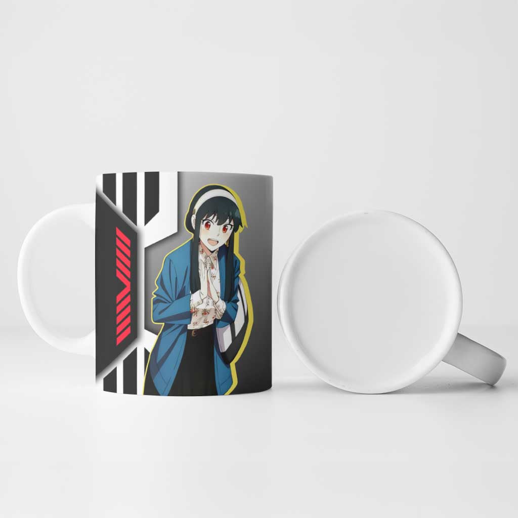 Yor Forger from Spy x Family Ceramic Mug with Cool Posing and Character Design - The Mazicc