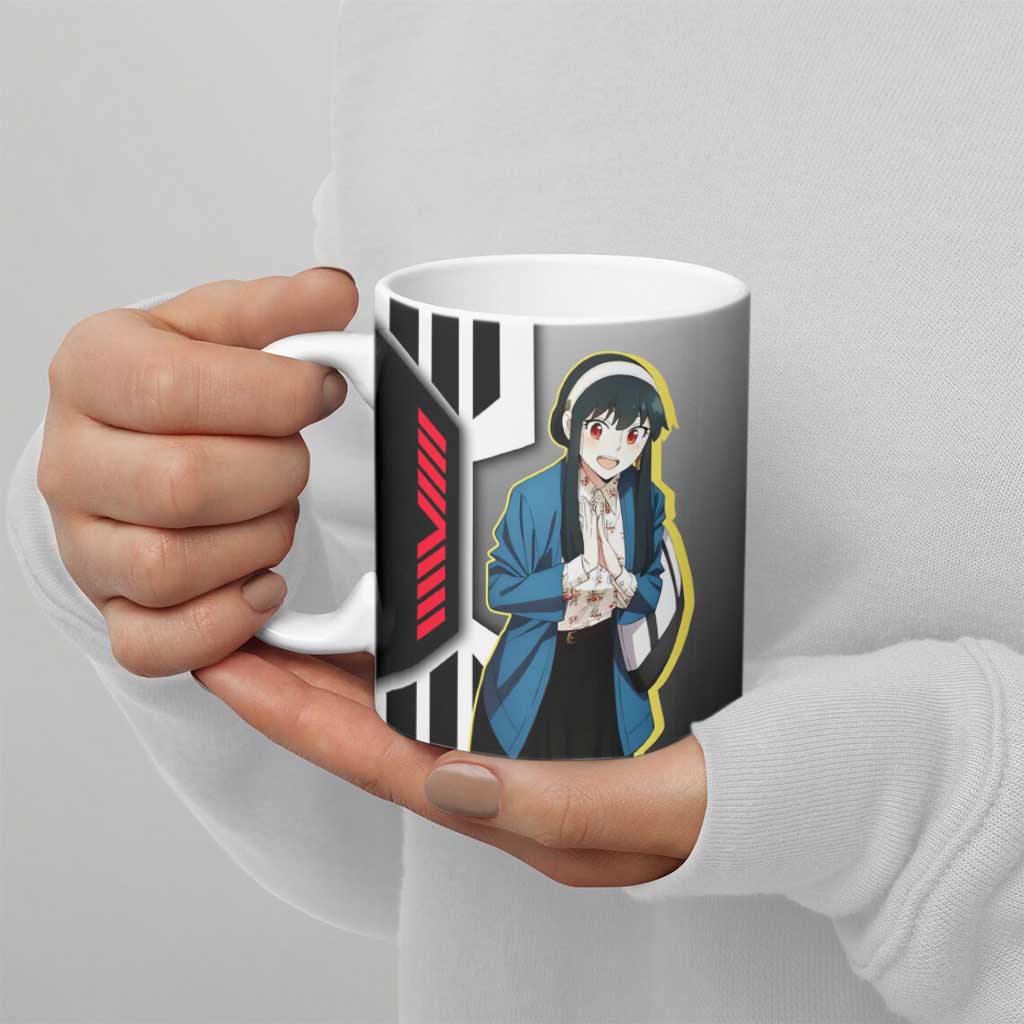 Yor Forger from Spy x Family Ceramic Mug with Cool Posing and Character Design - The Mazicc