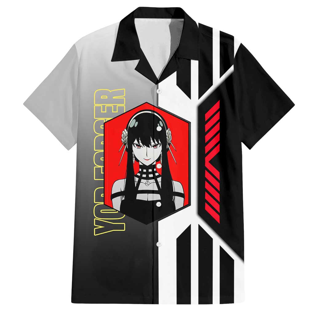 Yor Forger from Spy x Family Family Matching Summer Maxi Dress and Hawaiian Shirt with Cool Posing and Character Design - The Mazicc