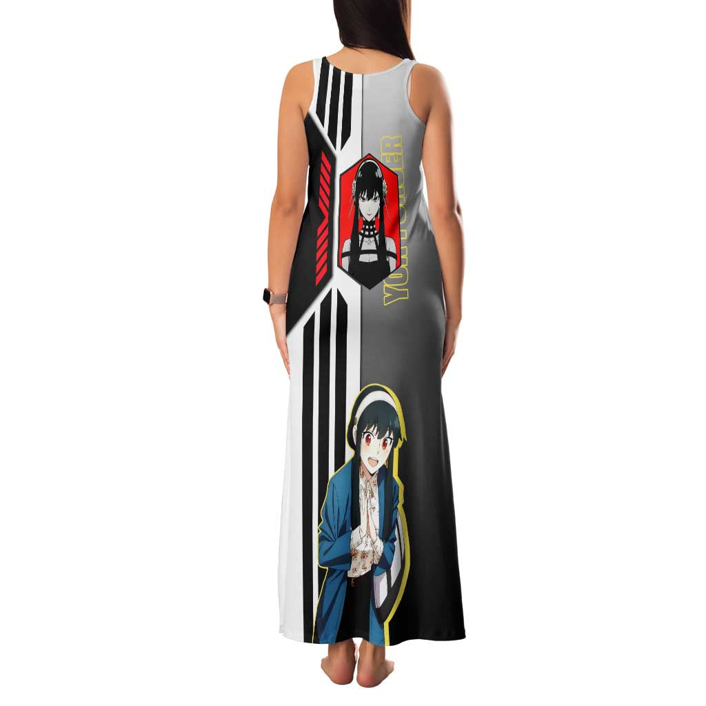 Yor Forger from Spy x Family Family Matching Tank Maxi Dress and Hawaiian Shirt with Cool Posing and Character Design - The Mazicc