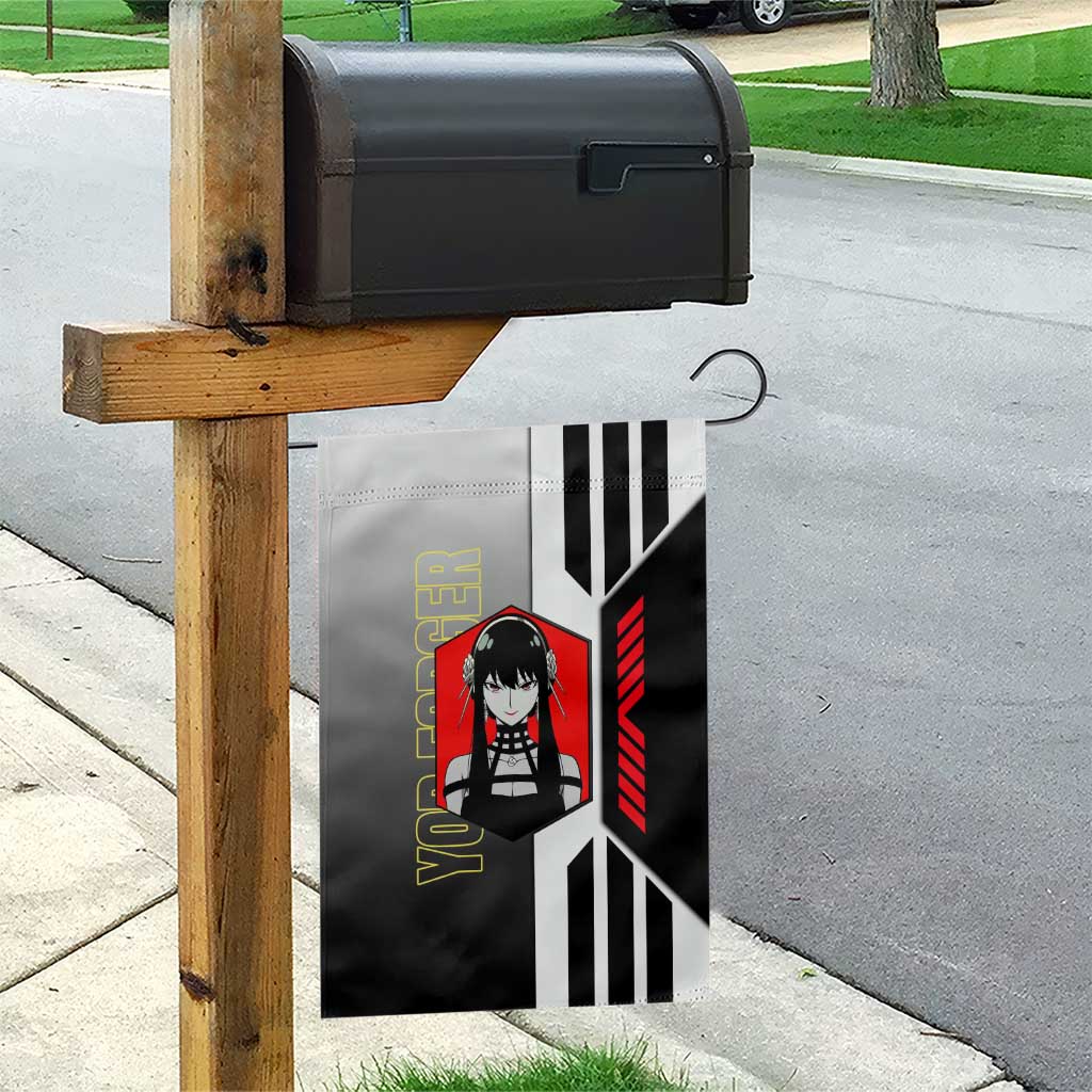 Yor Forger from Spy x Family Garden Flag with Cool Posing and Character Design - The Mazicc
