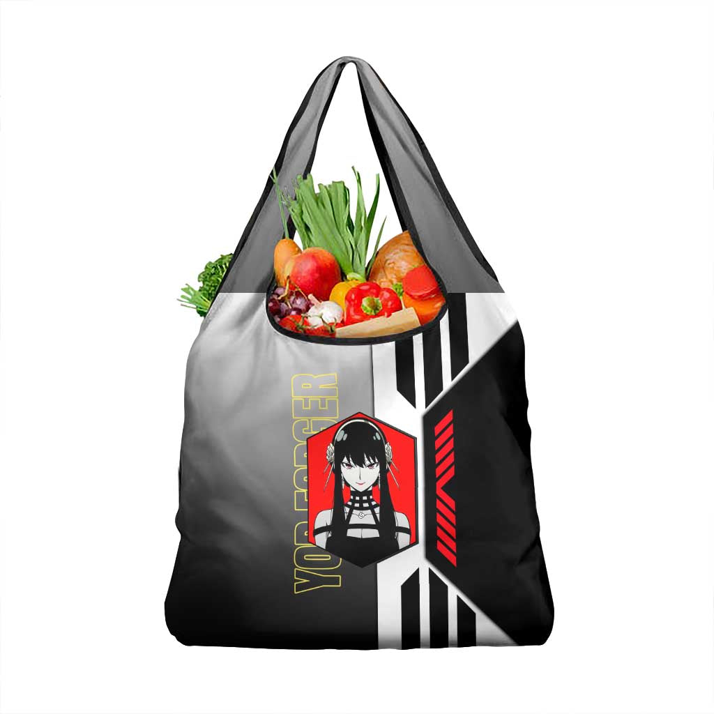 Yor Forger from Spy x Family Grocery Bag with Cool Posing and Character Design - The Mazicc