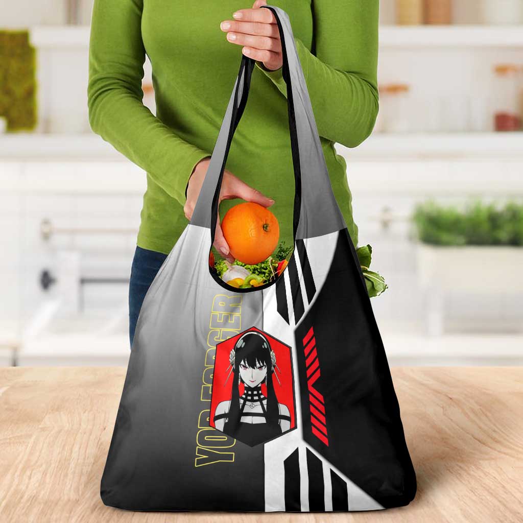 Yor Forger from Spy x Family Grocery Bag with Cool Posing and Character Design - The Mazicc