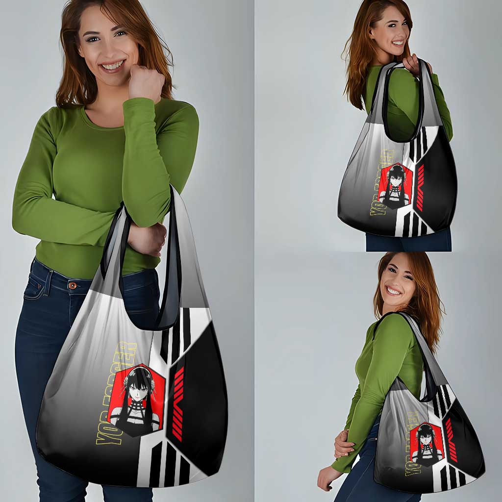 Yor Forger from Spy x Family Grocery Bag with Cool Posing and Character Design - The Mazicc