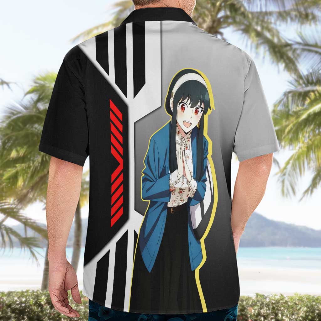 Yor Forger from Spy x Family Hawaiian Shirt with Cool Posing and Character Design - The Mazicc