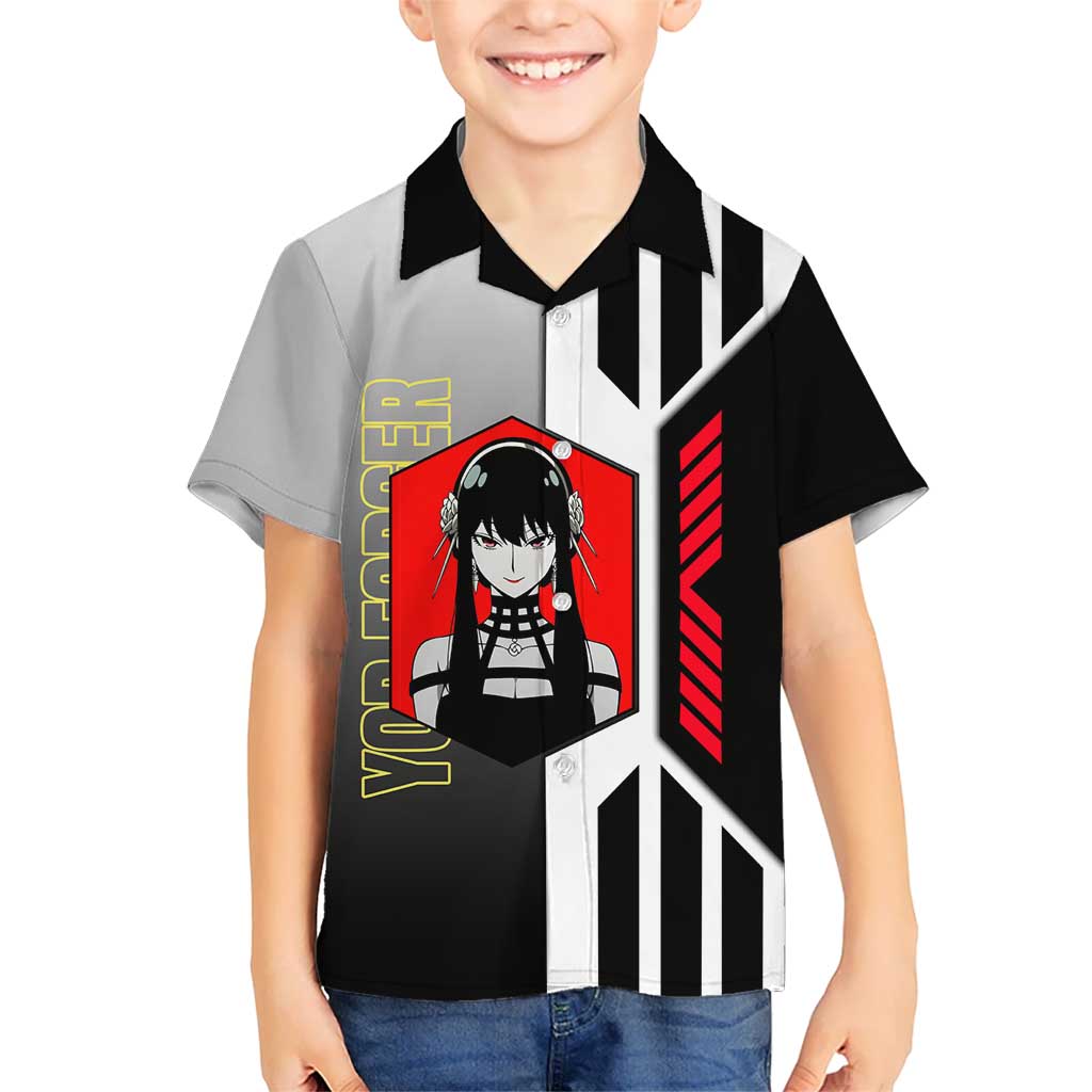 Yor Forger from Spy x Family Hawaiian Shirt with Cool Posing and Character Design - The Mazicc