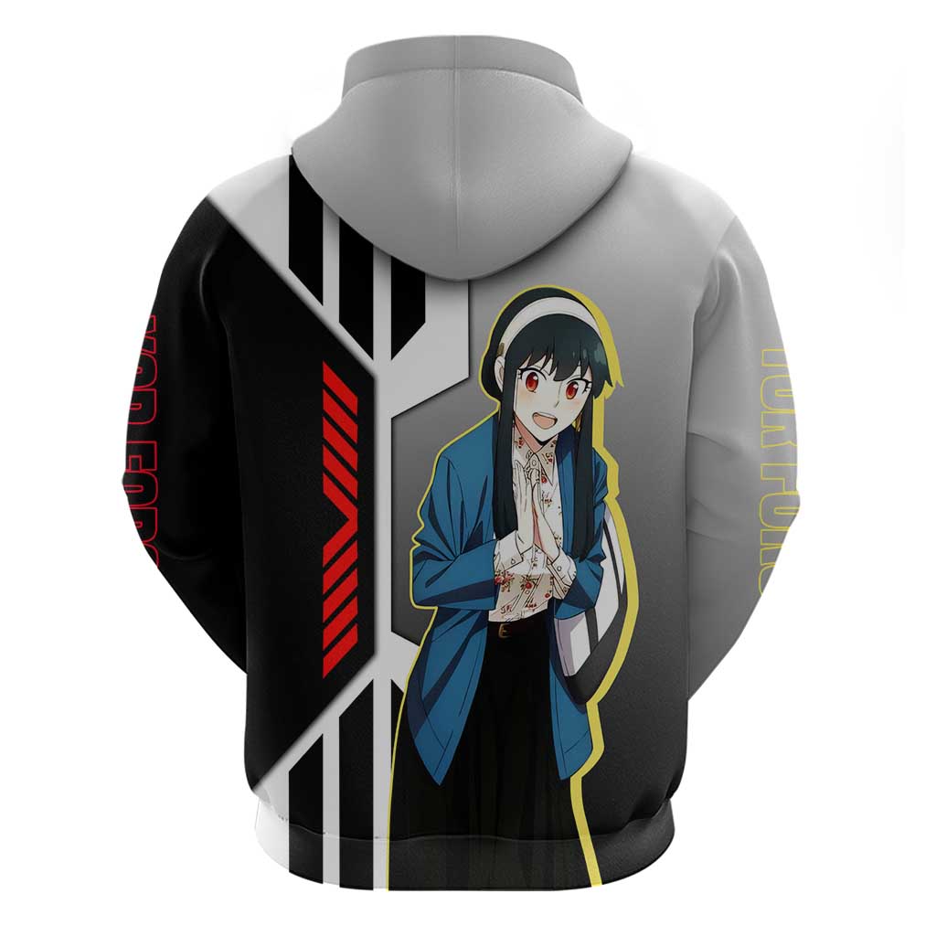 Yor Forger from Spy x Family Hoodie with Cool Posing and Character Design - The Mazicc