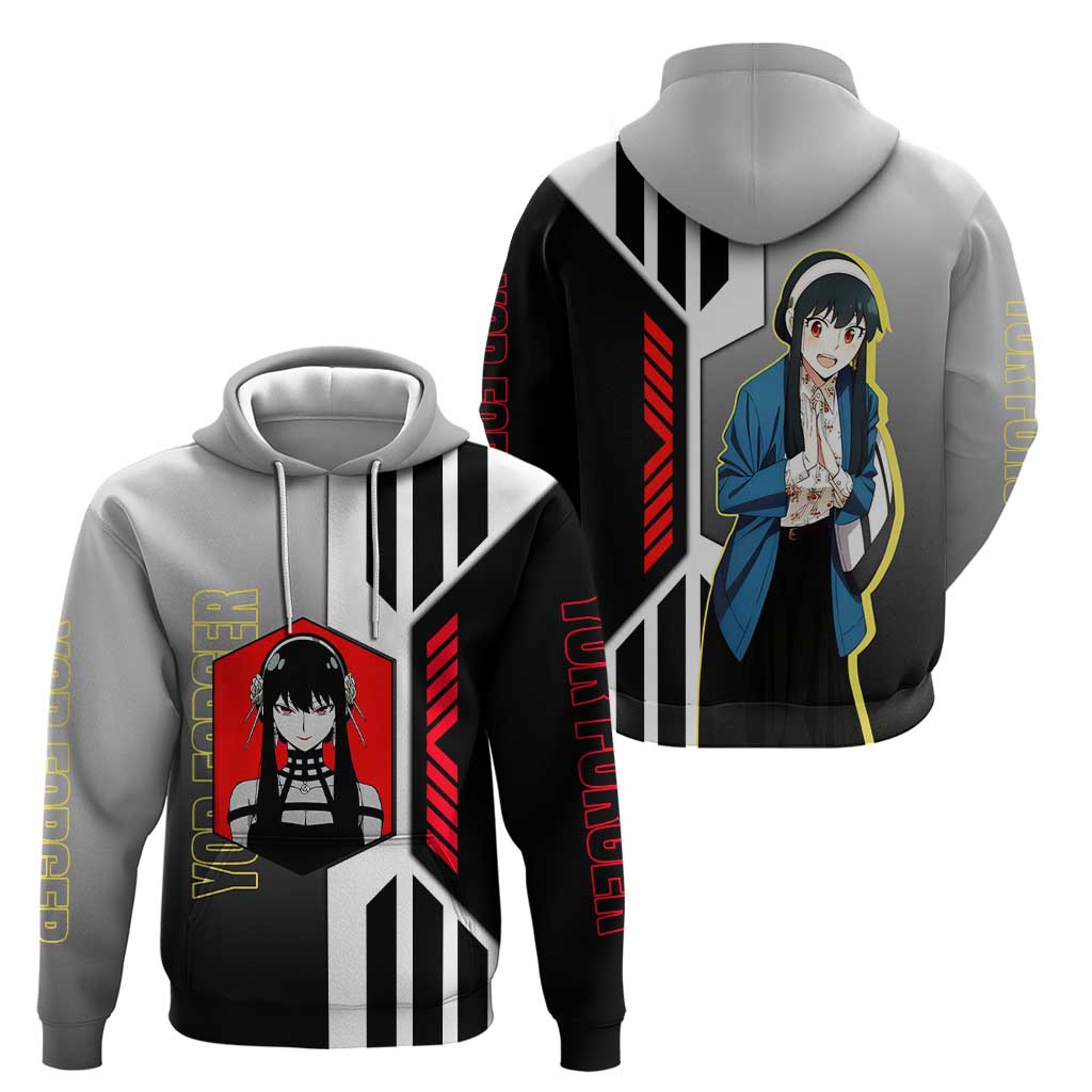 Yor Forger from Spy x Family Hoodie with Cool Posing and Character Design - The Mazicc
