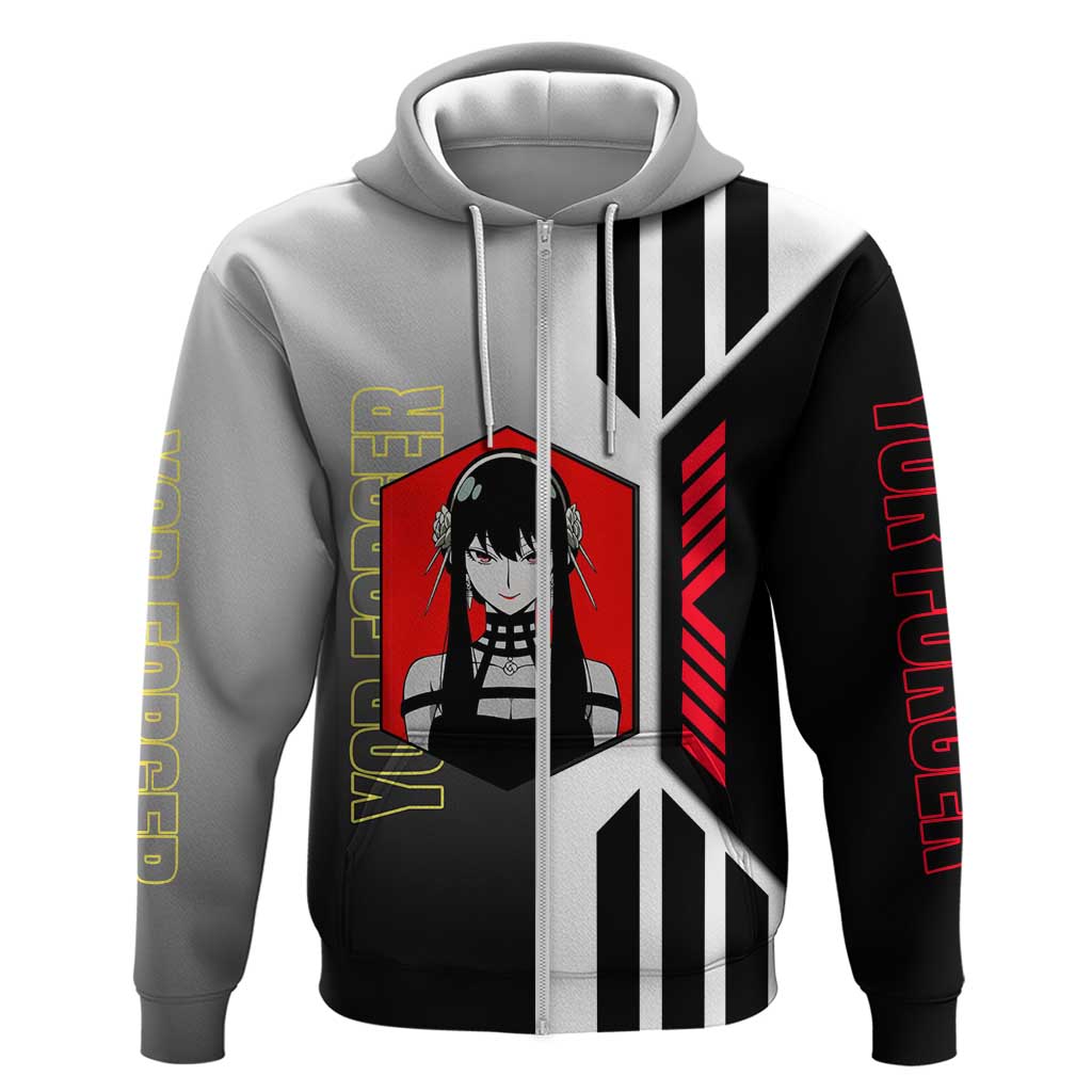 Yor Forger from Spy x Family Hoodie with Cool Posing and Character Design - The Mazicc